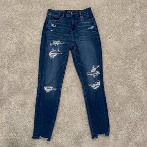 American Eagle Curvy Hi Rise Jegging Crop, size 4